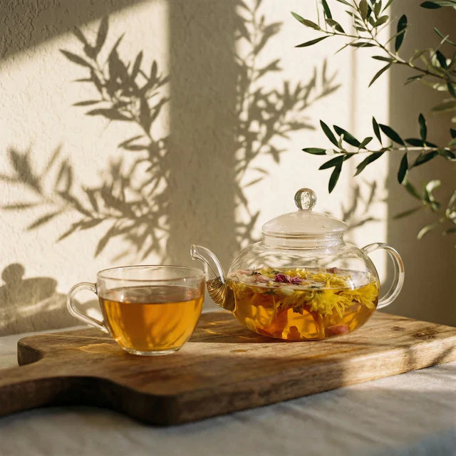 Glass teapot 600ml