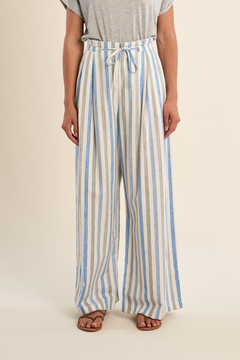 Molly Bracken Woven Pants - Blue