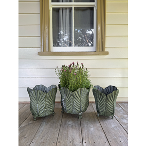Mabel Leaf Footed Planter