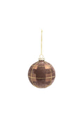 Highland Glass bauble - Tobacco - Small