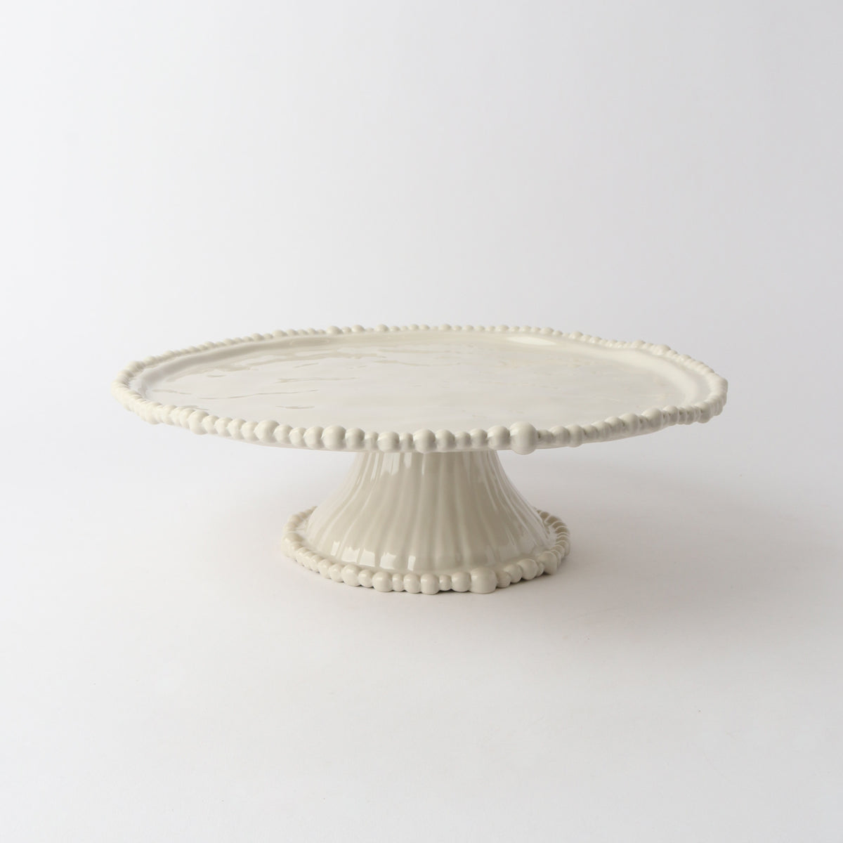 Melamine Pearl Cake Stand - Sand