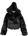 Fur Coat Black
