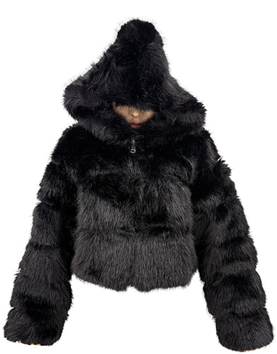 Fur Coat Black
