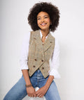 Spring days tweed waistcoat brown