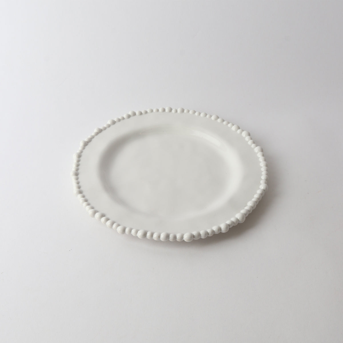 Melamine Pearl Side Plate - White