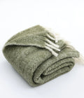 NZ Wool Throw - Olive