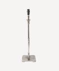 Rectangle Lamp Base Antique Silver