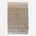 Loom woven earth ivory rub 80%jute 20% cotton 180x120