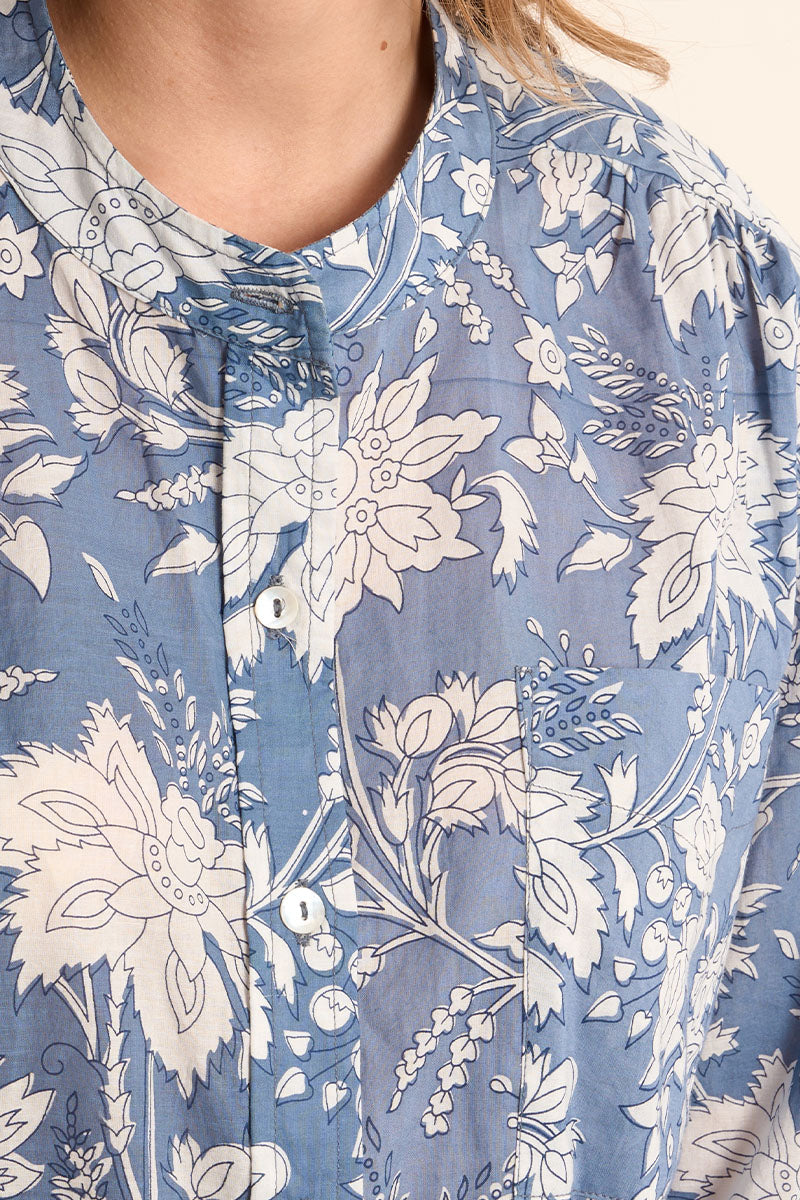 Molly Bracken Woven Shirt - Blue Diviya