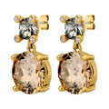 Nicola Drop Earrings - Gold - Golden / Yellow