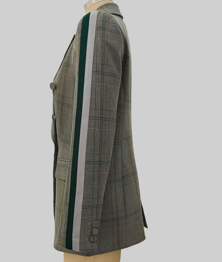 Sophie Moran Check Blazer Green Stripe M