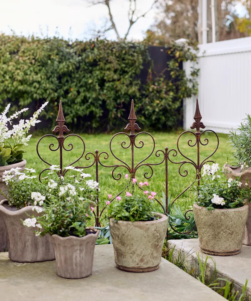 Ornamental Iron Garden Boarder