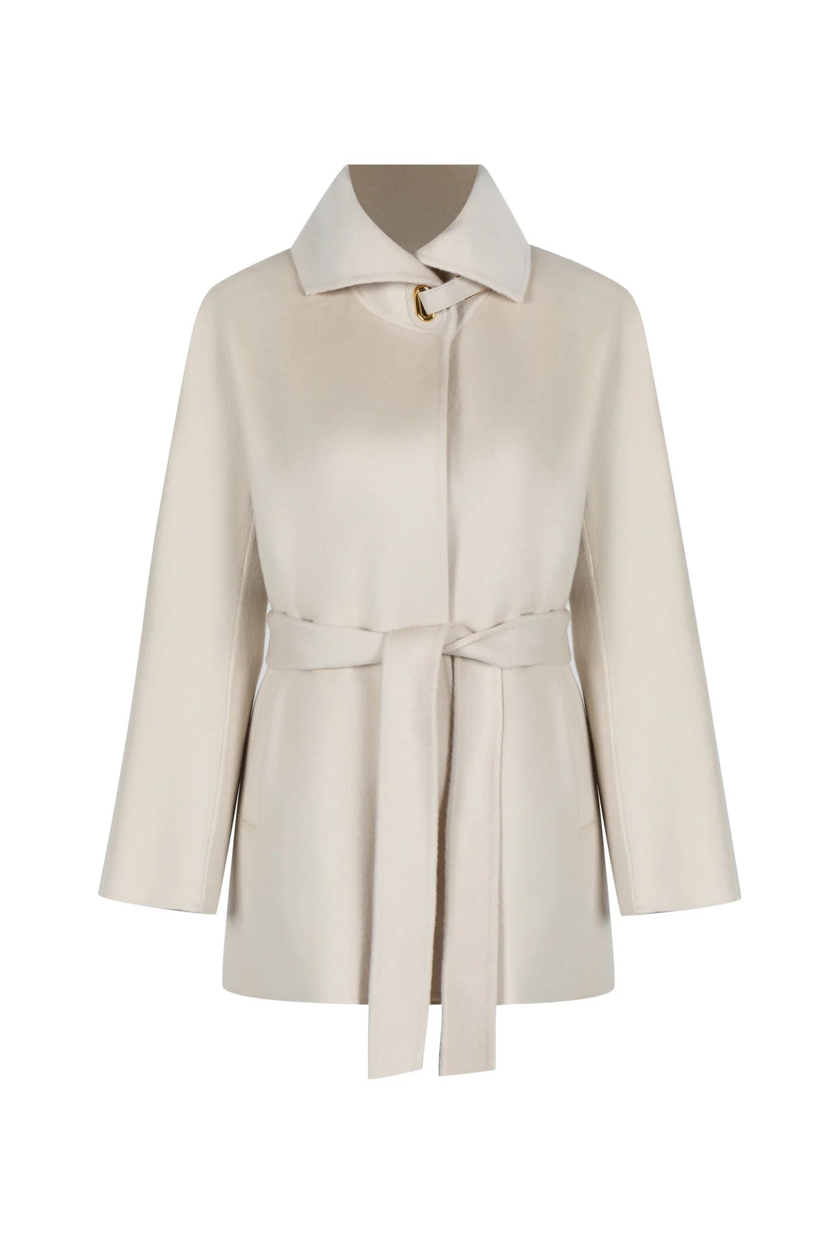 Marina wool short coat beige