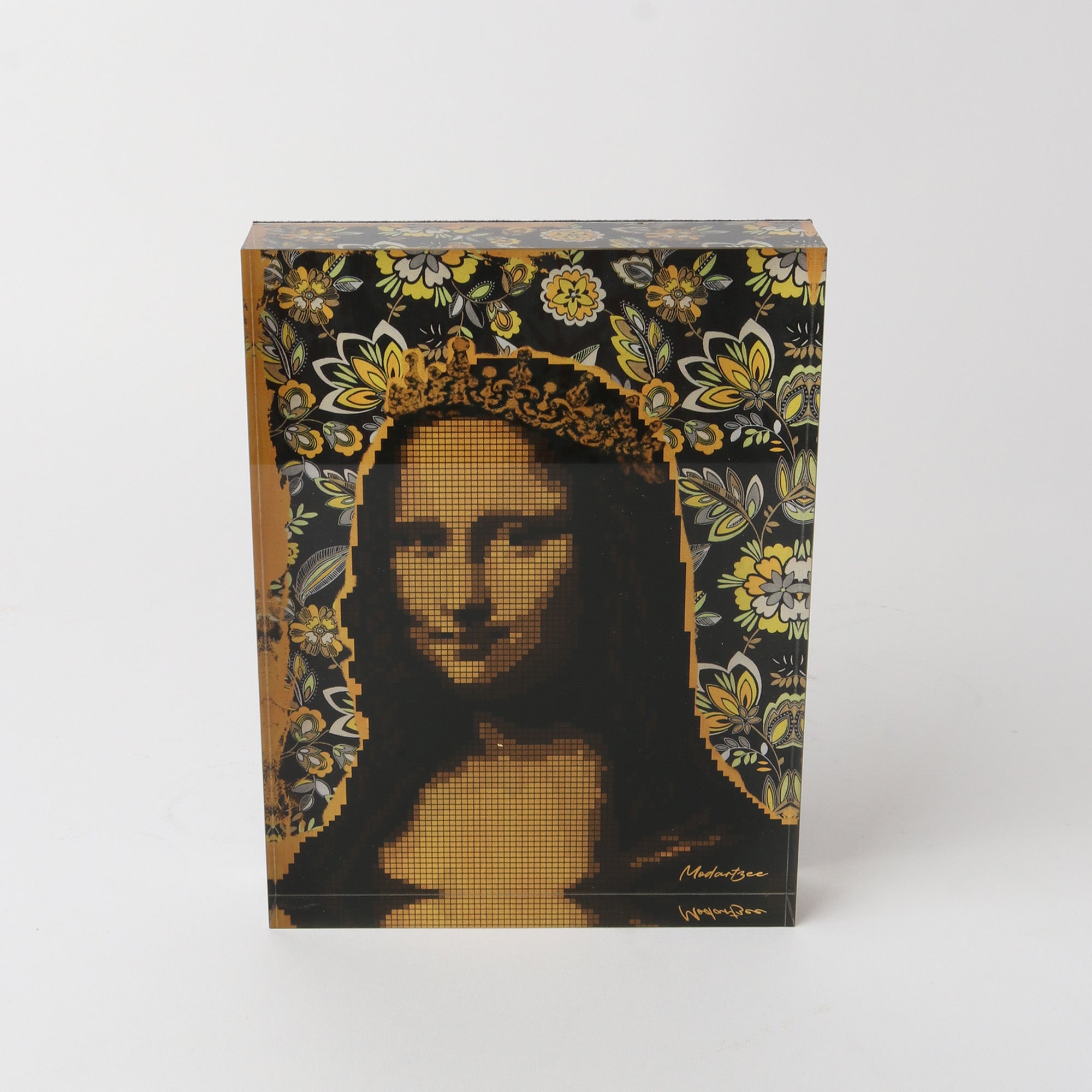 Art Acrylic Block Mona Lisa