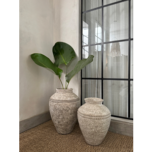 Lombok Urn Beaded L 45x60