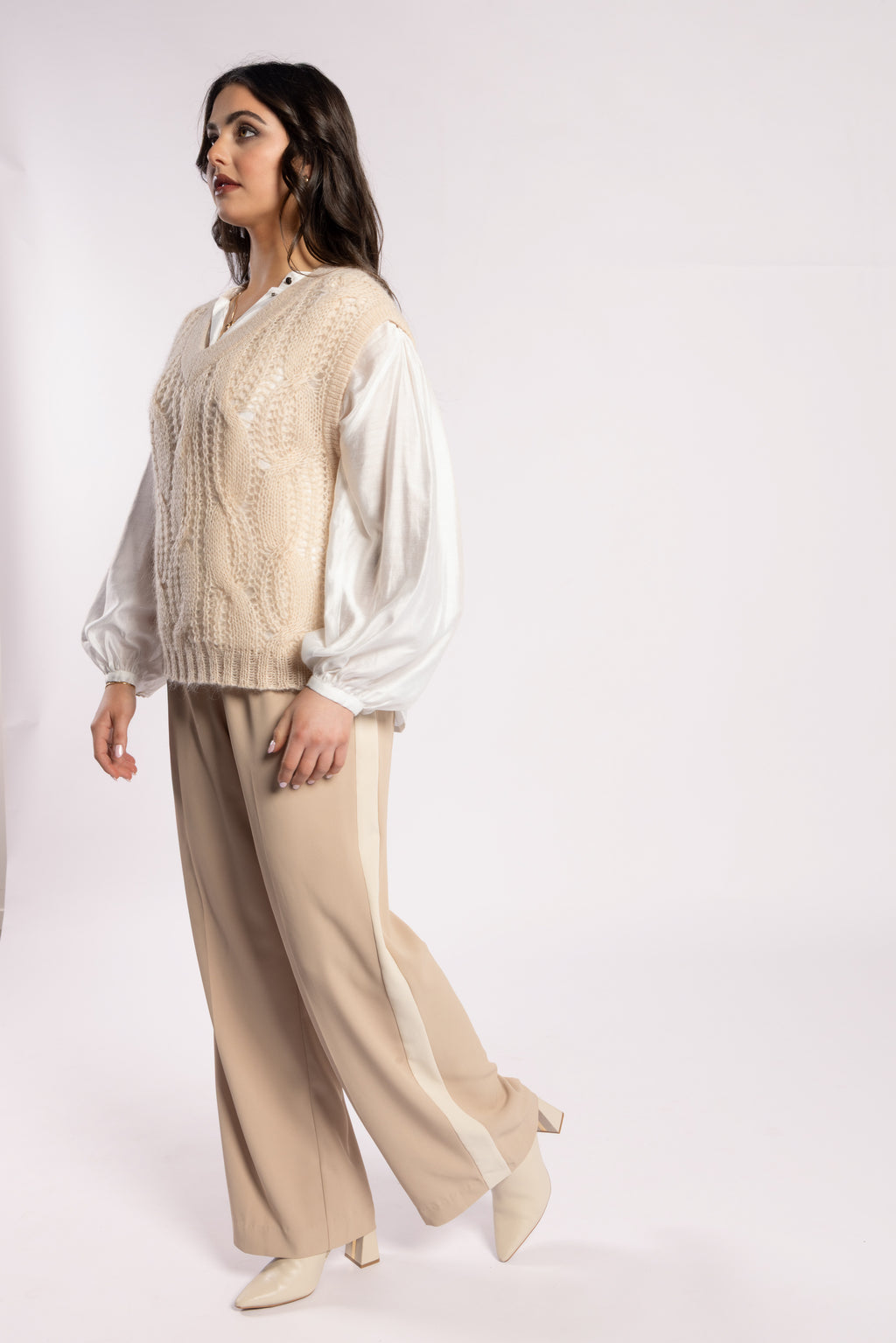 Drama Fliss Vest - Blush