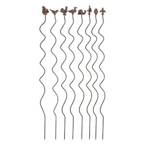 Cast Iron Plant Support - Spiral - Assorted - 125cm