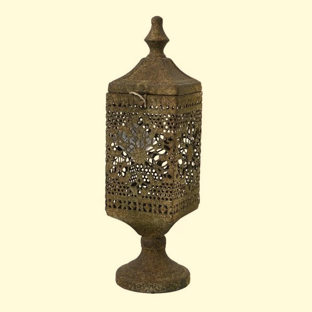 ANTIQUE METAL LANTERN