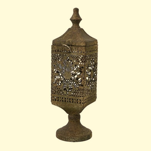 ANTIQUE METAL LANTERN