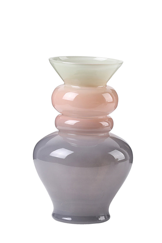 Tri-Colour Ombre Vase Large
