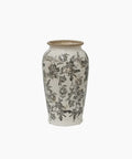 Black Floral Vase Small