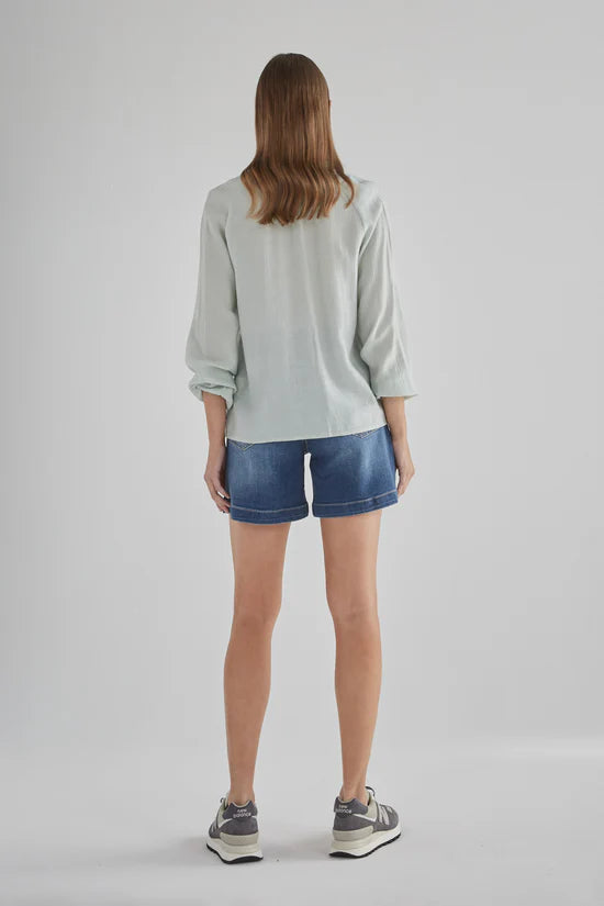 Zaplin Rodeo Blue Denim Shorts - Size 8