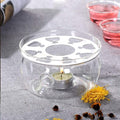 Glass teapot warmer only