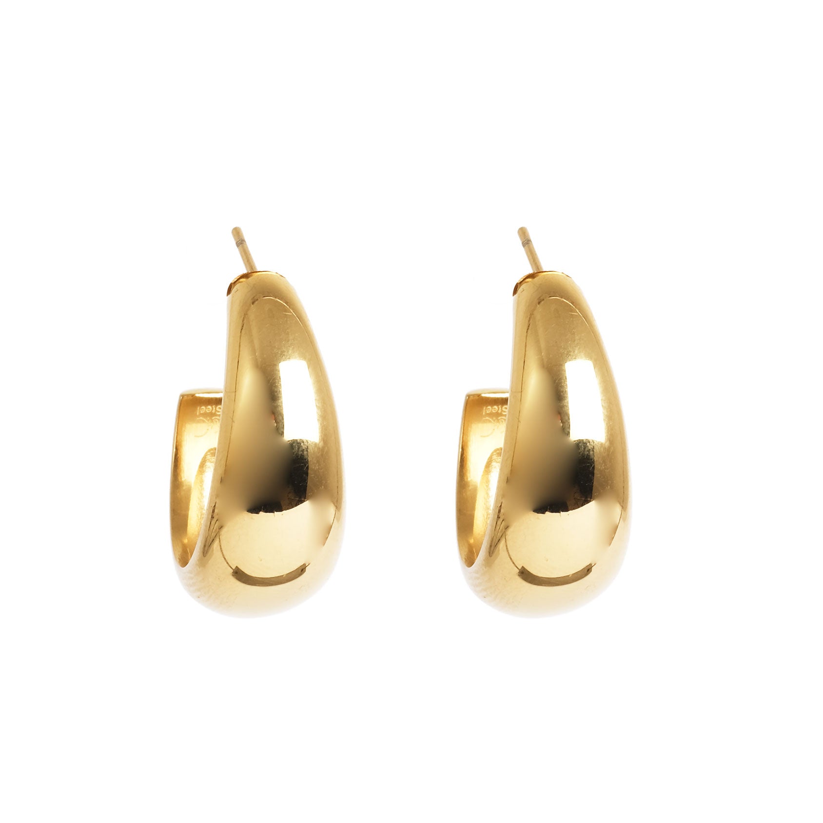 Soft gold earring