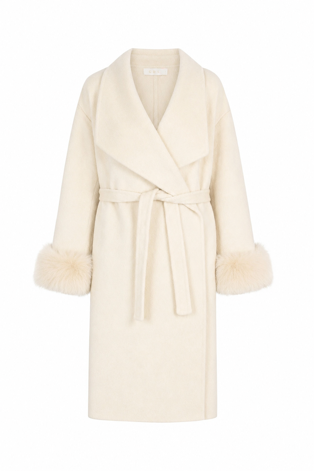 Lydia wrap coat ivory XS - S