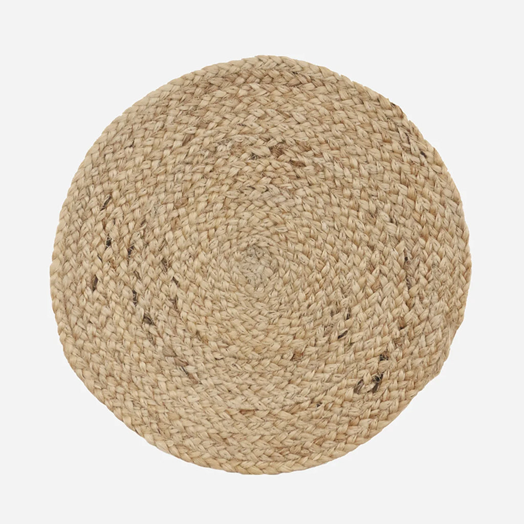 Woven jute placemat natural