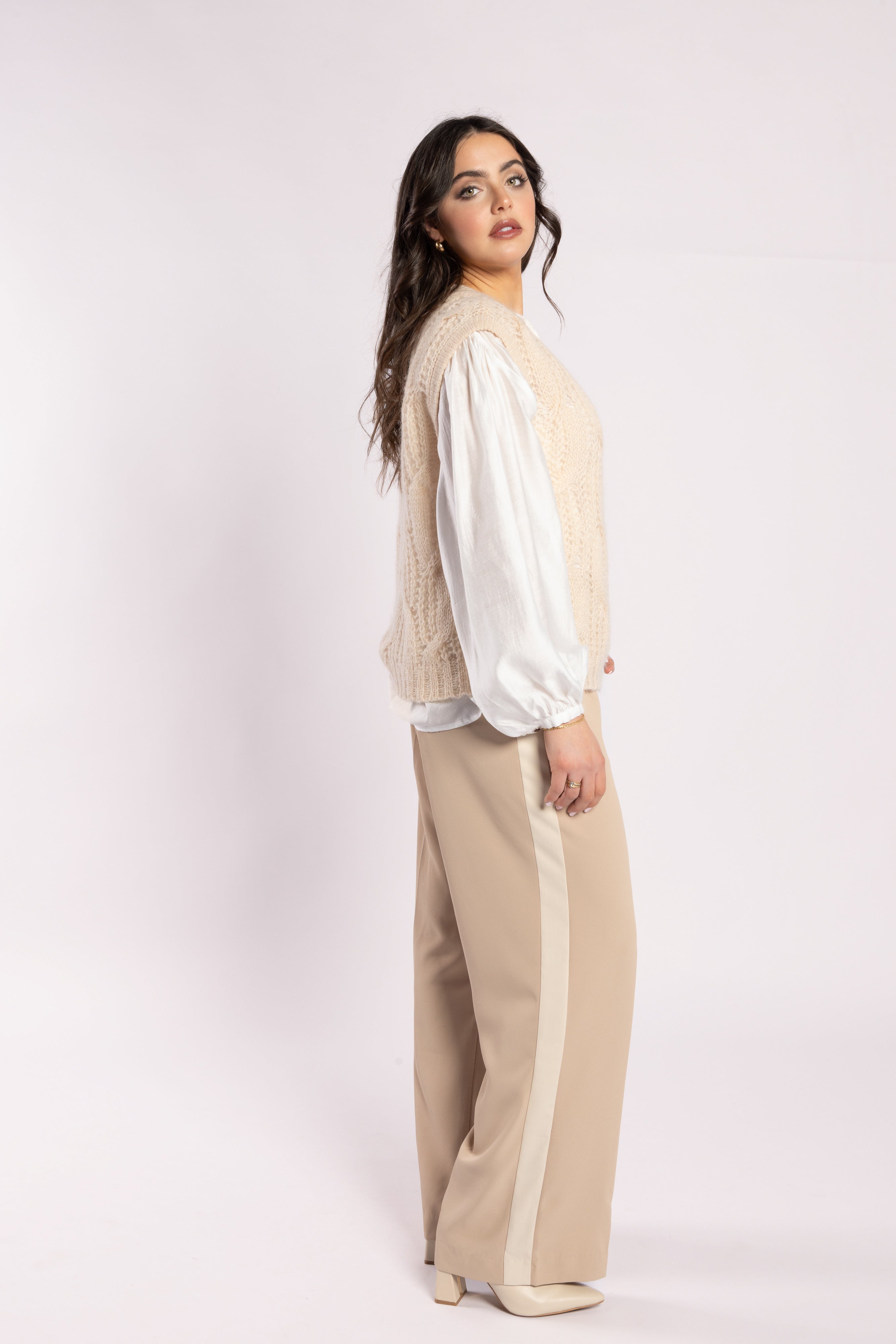 Drama Fliss Vest - Blush