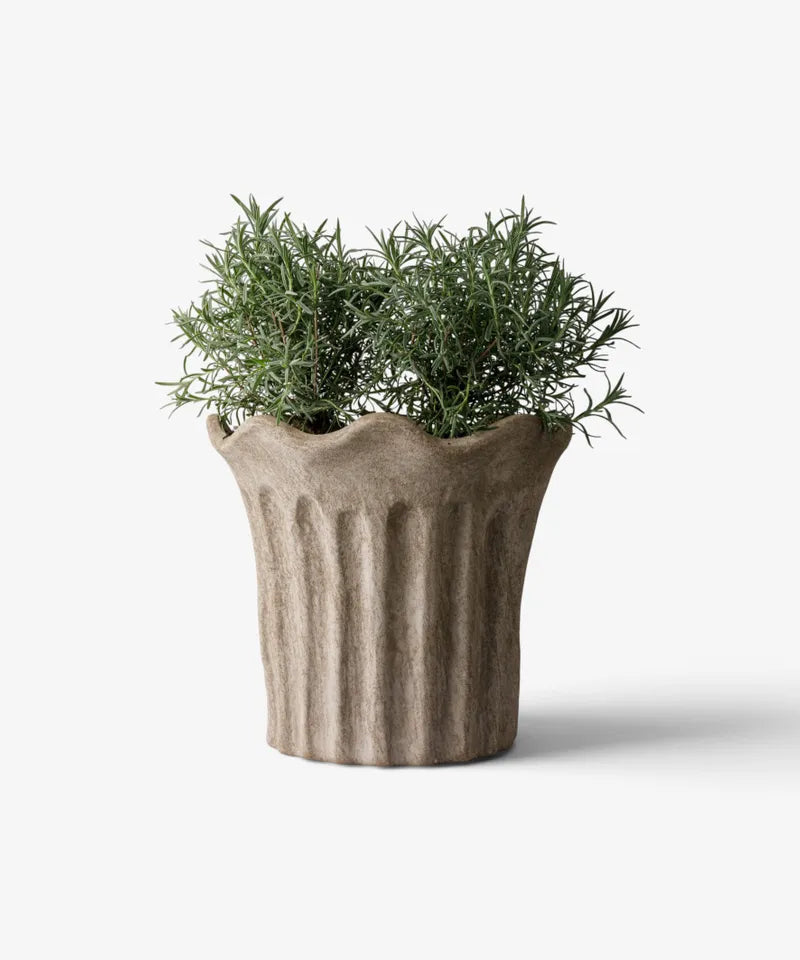 Terra arc planter fluted large