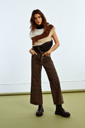 Lili Sidonio woven Pants - Brown 27