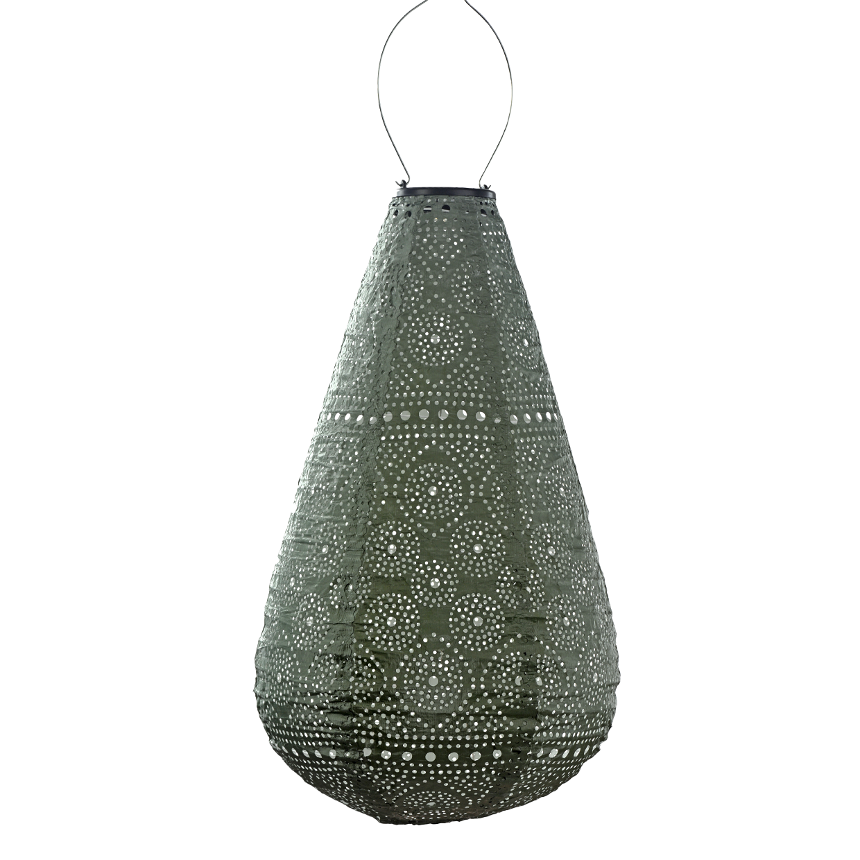Lantern - Drop - 28cm - Sage Green - Spectare