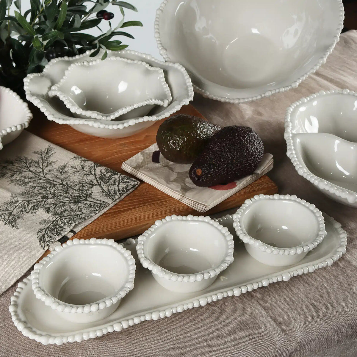 Melamine Pearl Snack Bowl - Sand
