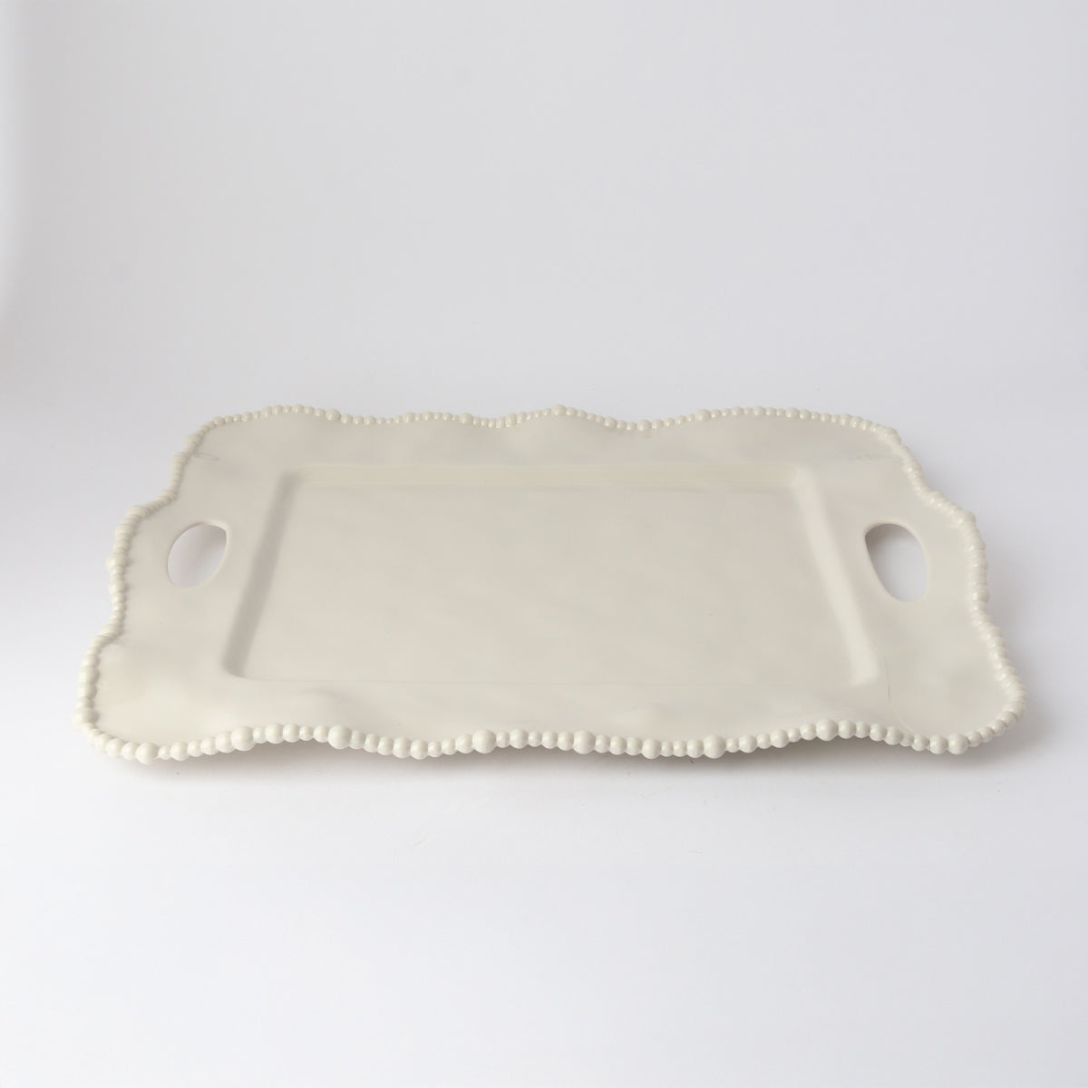 Melamine Pearl handle tray 50cm - sand