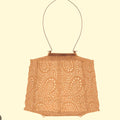 Lantern Lampshade 20cm Apricot