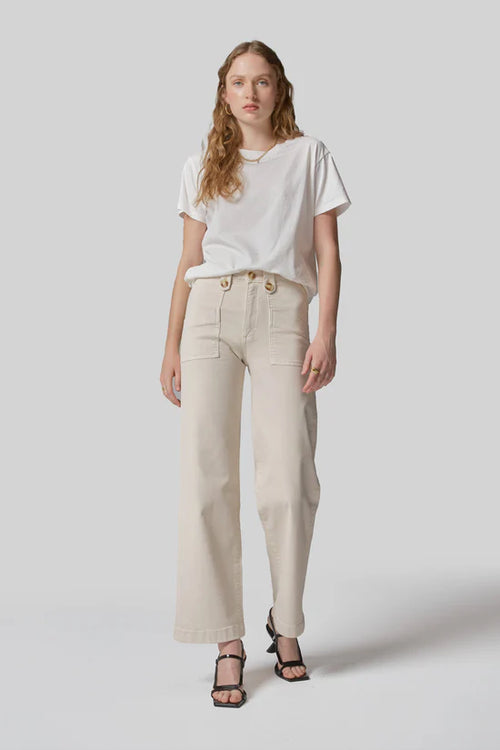 Carrie Cream Jeans - 10