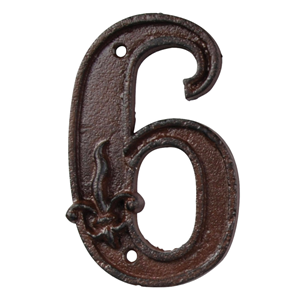 Cast Iron house Numbers
