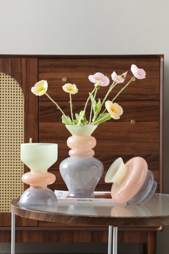 Tri-Colour Ombre Vase Medium