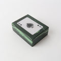 Single card box green resin