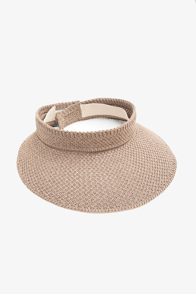 Foldable visor taupe