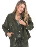 Corduroy Lightweight Jacket - Khaki