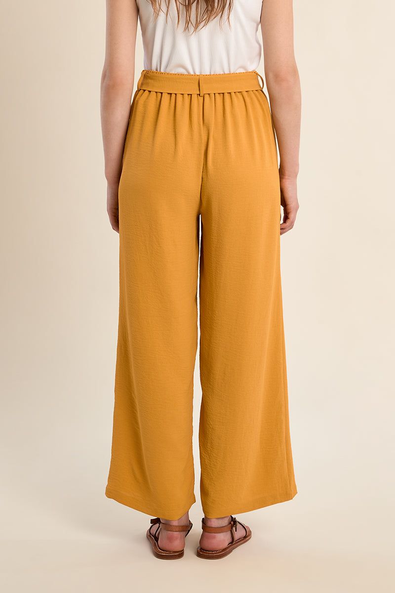 Molly Bracken Woven Pants - Mango Yellow