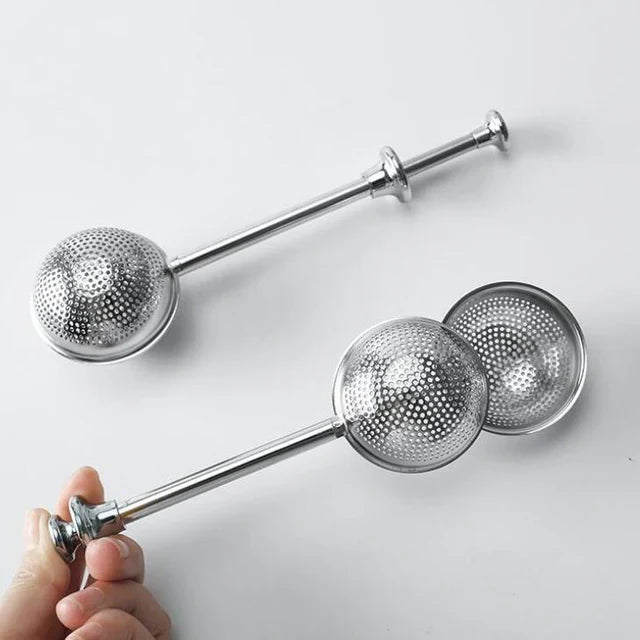 Teapop infuser silver