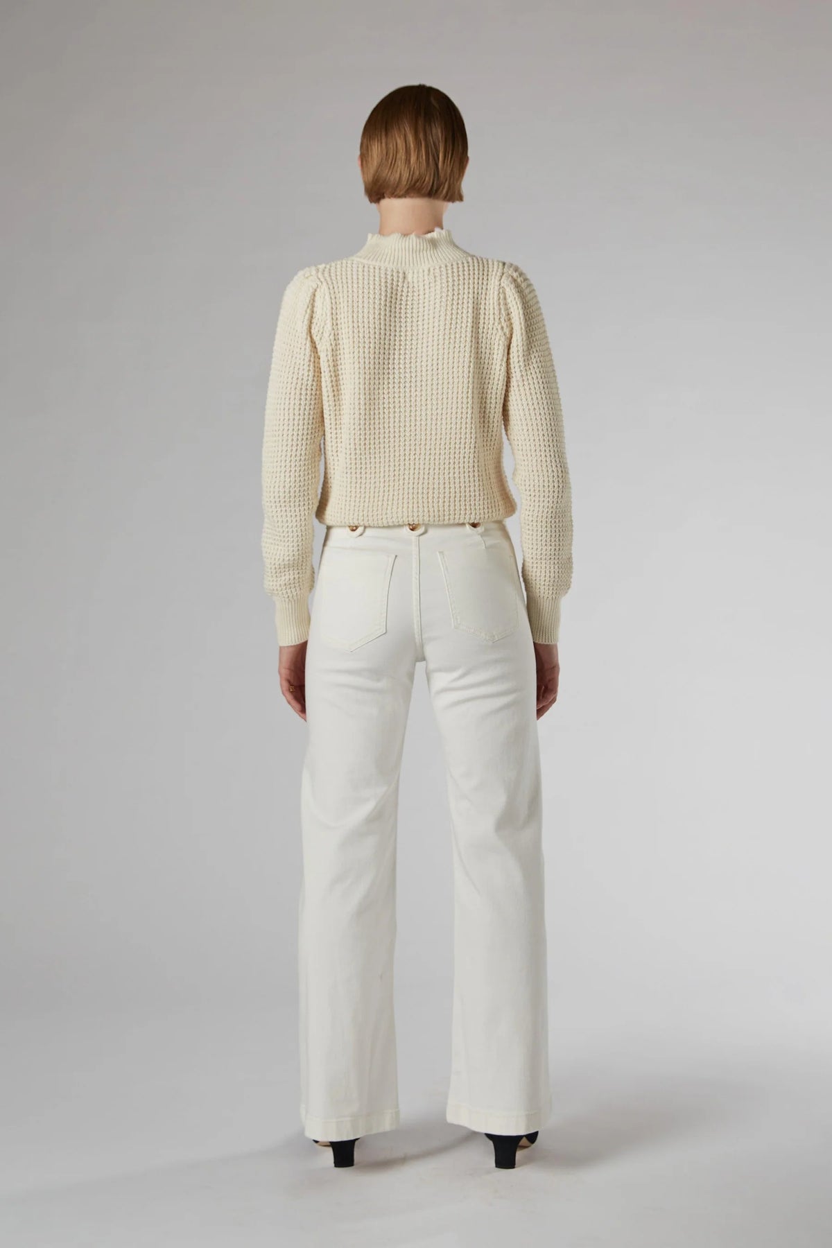 Dricoper Hildy Ivory Cotton Top