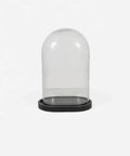 Oval dome black base 26x18x38H