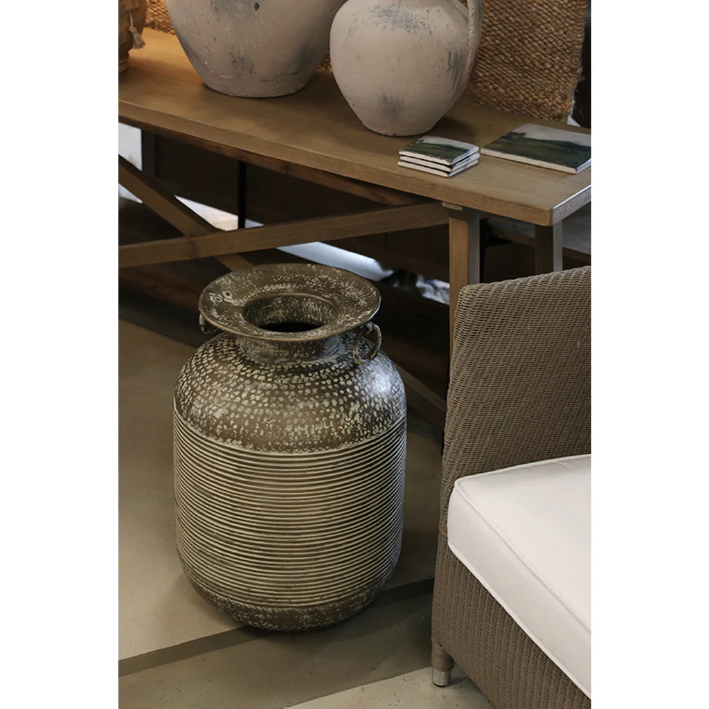 Egyptian style large urn