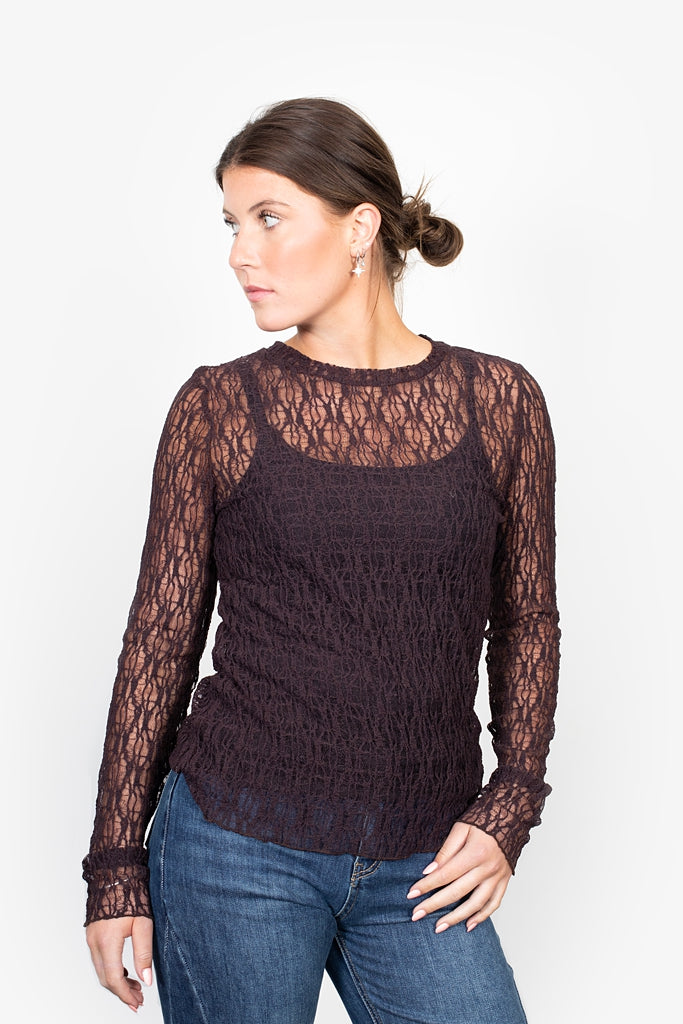 Splice layer top raisin
