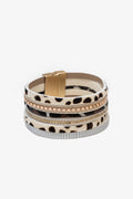 Wild side wrap bracelet